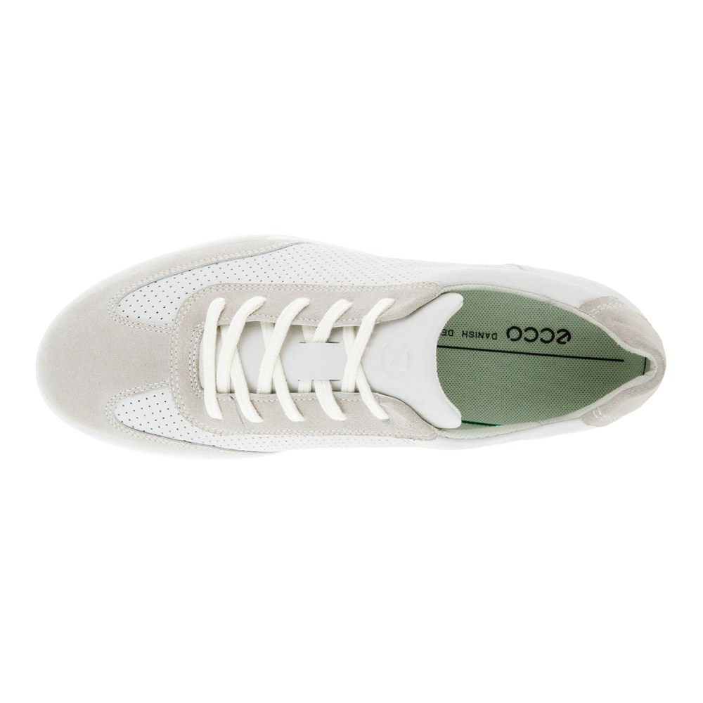 Mens Sneakers - ECCO Cathum Laced - White - 4380WONQU